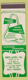 Matchbook Cover - Importer Tractors Cars Recife Pernambuco Brazil SAMPLE