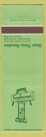 Matchbook Cover - Tangelwood Restaurant Milwaukee WI