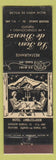 Matchbook Cover - La Tour De Bronze Restaurant Hotel Ambassador Brazil