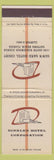 Matchbook Cover - Sun N Sand Hotel Court Daytona Beach FL