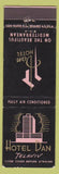 Matchbook Cover - Hotel Dan Telaviv Israel