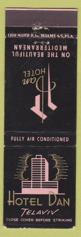 Matchbook Cover - Hotel Dan Telaviv Israel