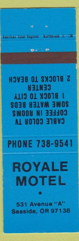 Matchbook Cover - Royale Motel Seaside OR
