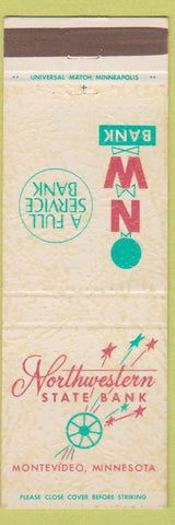 Matchbook Cover - Northwestern State Bank Montevideo MN