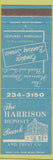 Matchbook Cover - Harrison Depot Bank Cynthiana KY