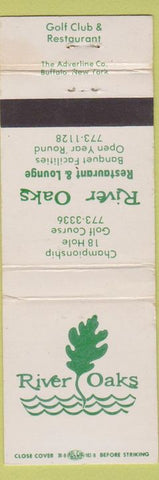 Matchbook Cover - River Oaks Restaurant Grand Island NY WEAR