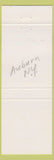 Matchbook Cover - Owasco Country Club Auburn NY