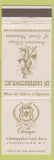 Matchbook Cover - The Otesaga Resort Cooperstown NY