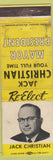 Matchbook Cover - Jack Christian Mayor President Baton Rouge? LA POOR