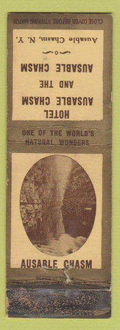 Matchbook Cover - Hotel Ausable Chasm Ausable Chasm NY WORN