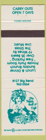 Matchbook Cover - The Webster Grill Cafe girlie ST Louis MO?