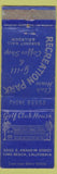 Matchbook Cover - Golf Club Hosue Long Beach CA WORN