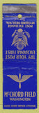 Matchbook Cover - McChord Field Washington WEAR