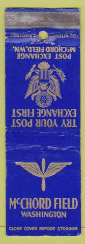 Matchbook Cover - McChord Field Washington WEAR
