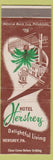 Matchbook Cover - Hotel Hershey PA