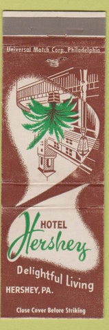 Matchbook Cover - Hotel Hershey PA