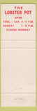 Matchbook Cover - Lobster Pot Bristol RI