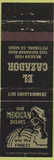 Matchbook Cover - El Cazador Mexican Restaurant Pittsburg CA girlie