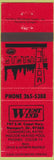 Matchbook Cover - West Wind Motel Newport OR