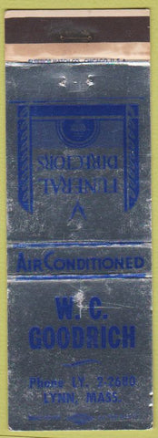 Matchbook Cover - WC Goodrich Funeral Home Lynn MA