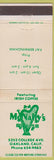 Matchbook Cover - McNalty's Irish Pub Oakland CA WEAR