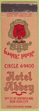 Matchbook Cover - Hotel Abbey New York City