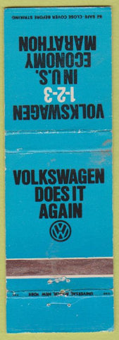 Matchbook Cover - Volkswagen Cars WEAR