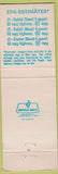 Matchbook Cover - Volkswagen Cars WEAR