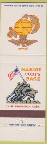 Matchbook Cover - Marine Corps Base Camp Pendleton CA