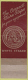 Matchbook Cover - Macwhyte Wire Rope Power Rig Los Angeles CA