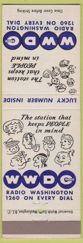 Matchbook Cover - WWDC Radio 1260 Washington DC