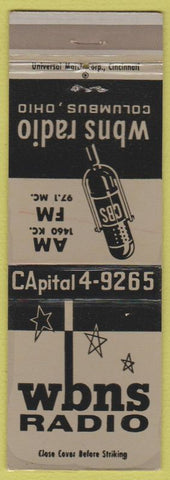 Matchbook Cover - WBNS Radio Columbus OH