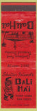 Matchbook Cover - Bali Hai Restaurant Point Loma San Diego CA TIKI