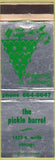 Matchbook Cover - The Pickle Barrel Chicago IL Christmas WEAR