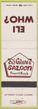 Matchbook Cover - Eli Green's Saloon Newport Beach CA