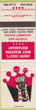 Matchbook Cover - Crown House Laguna Niguel CA