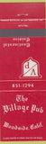 Matchbook Cover - Village Pub Woodside CA