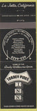 Matchbook Cover - Torrey Pines Inn La Jolla CA