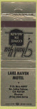 Matchbook Cover - Lake Haven Motel South Lake Tahoe CA