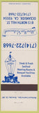 Matchbook Cover - Mira Mar Restaurant Oceanside CA