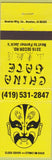 Matchbook Cover - China Gate Chinese Food Toledo OH?