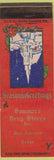 Matchbook Cover - Sommer's Drug Stores San Antonio TX Christmas WORN red