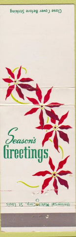Matchbook Cover - Silver Cask San Diego CA Christmas