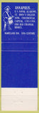 Matchbook Cover - Maryland Inn Annapolis MD