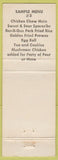 Matchbook Cover - Flower Drum Chinese Restaurant Redwood City CA WEAR