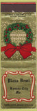 Matchbook Cover - Plaza Bowl Kansas City MO Christmas WORN