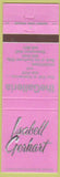 Matchbook Cover - The Galleria Isabell Gerhart Houston TX WEAR