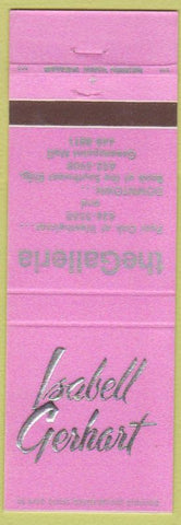 Matchbook Cover - The Galleria Isabell Gerhart Houston TX WEAR
