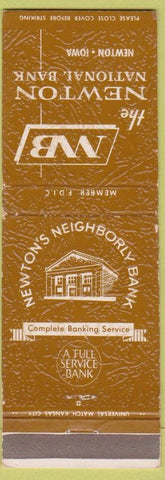 Matchbook Cover - Newton National Bank IA