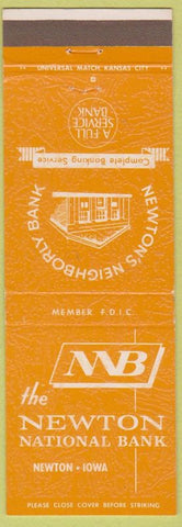 Matchbook Cover - Newton National Bank IA
